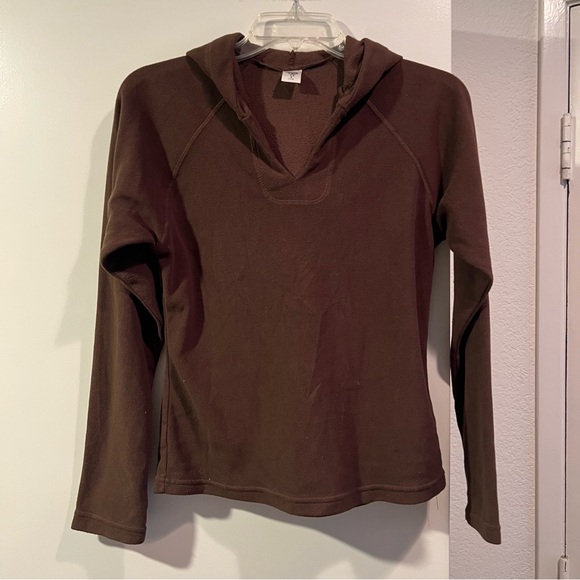 Prana Tops - Prana Chocolate Brown Hooded Pullover